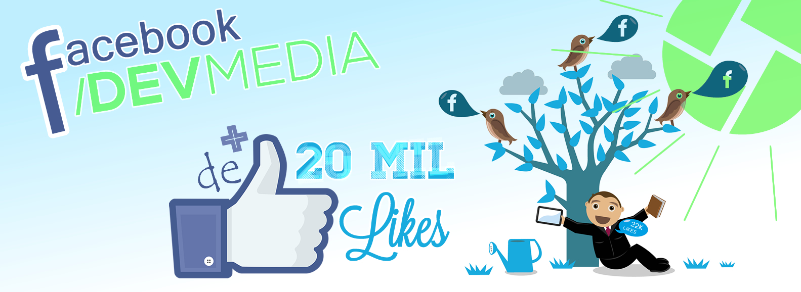 Promoo Facebook DevMedia - Mais de 20 mil curtidas